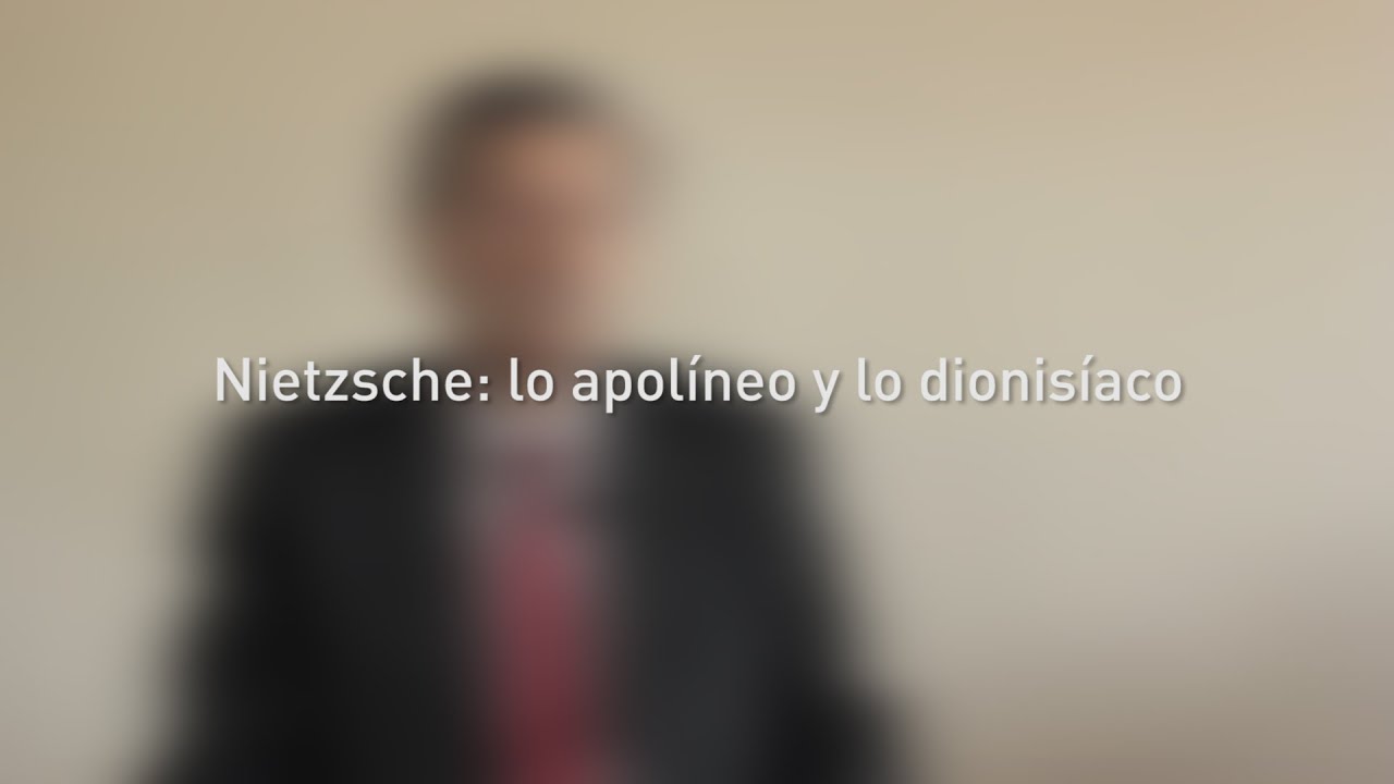 Nietzsche: lo apolíneo y lo dionisíaco | Diego Sánchez Meca | Programa Eidos