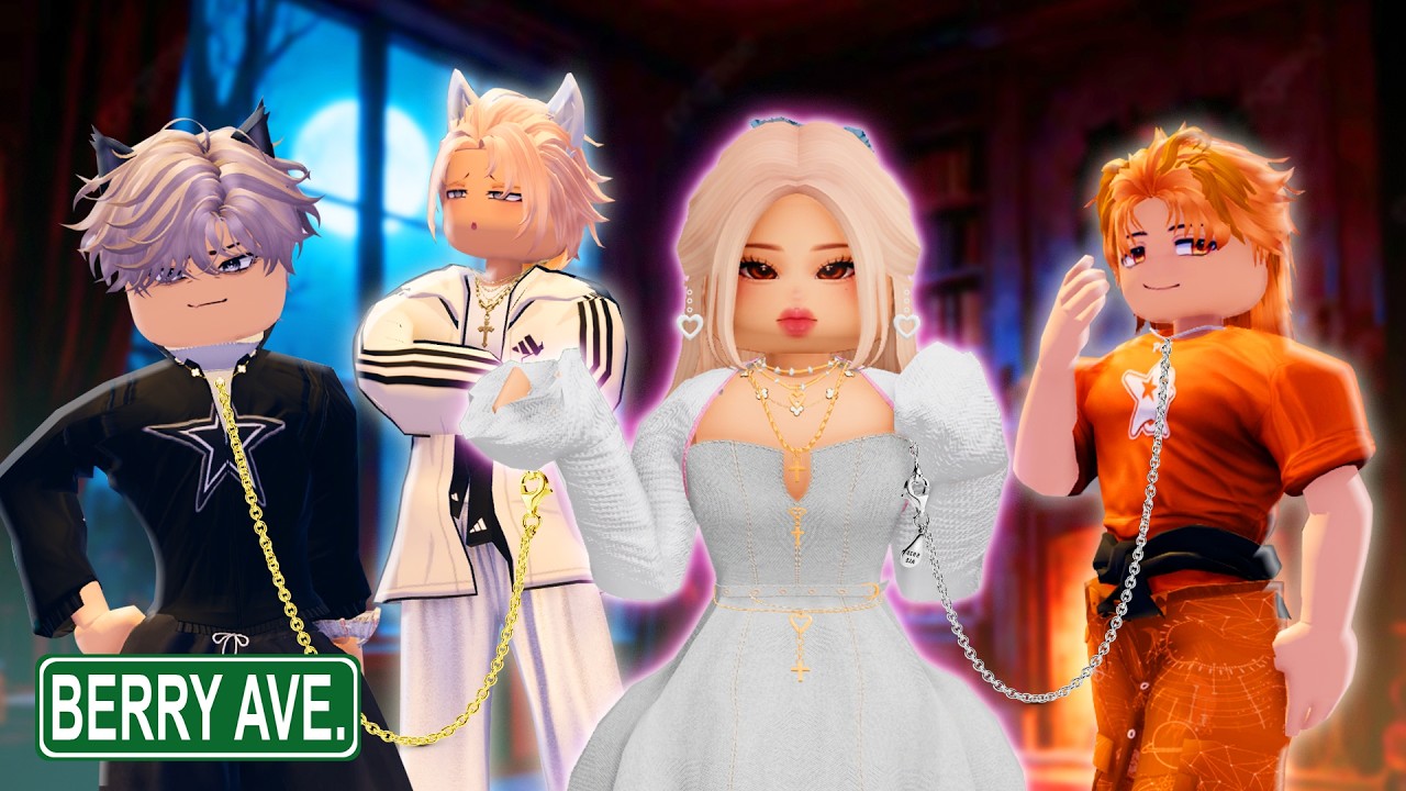 My THREE CATS Are HANDSOME BOYS And Surrounded Me...💖| Berry Avenue Story