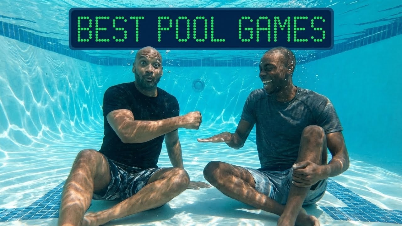 The Most Ruthless Pool Games Swimmers Play: Breath-Hold RPS, Ankle Grabs,  & More 😂