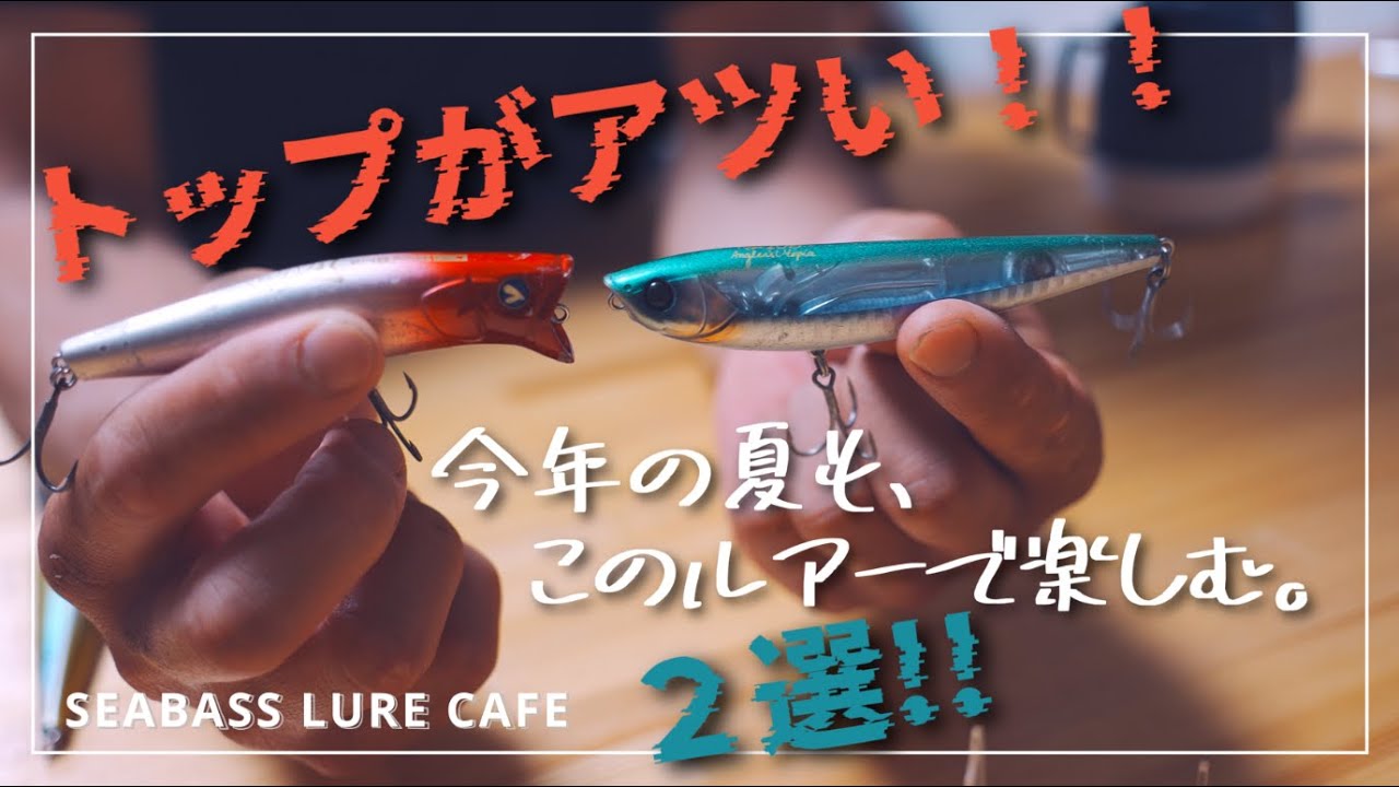 【解説】夏の朝マヅメに使いたい！トップウォータープラグ2選！【シーバス】【アピア】【ブルーブルー】
