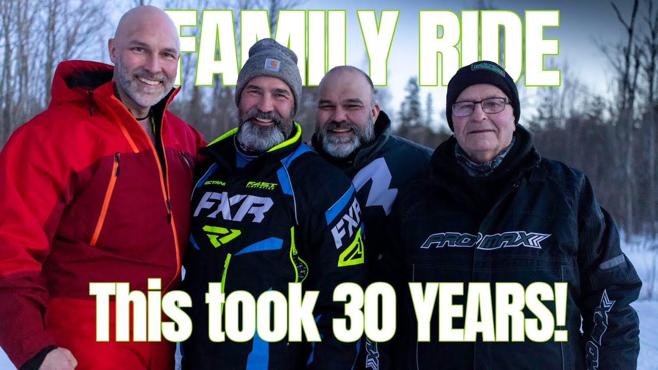 Dad & brother ride snowmobile for the first time in over 30 years-First thoughts on 23 Grand Touring