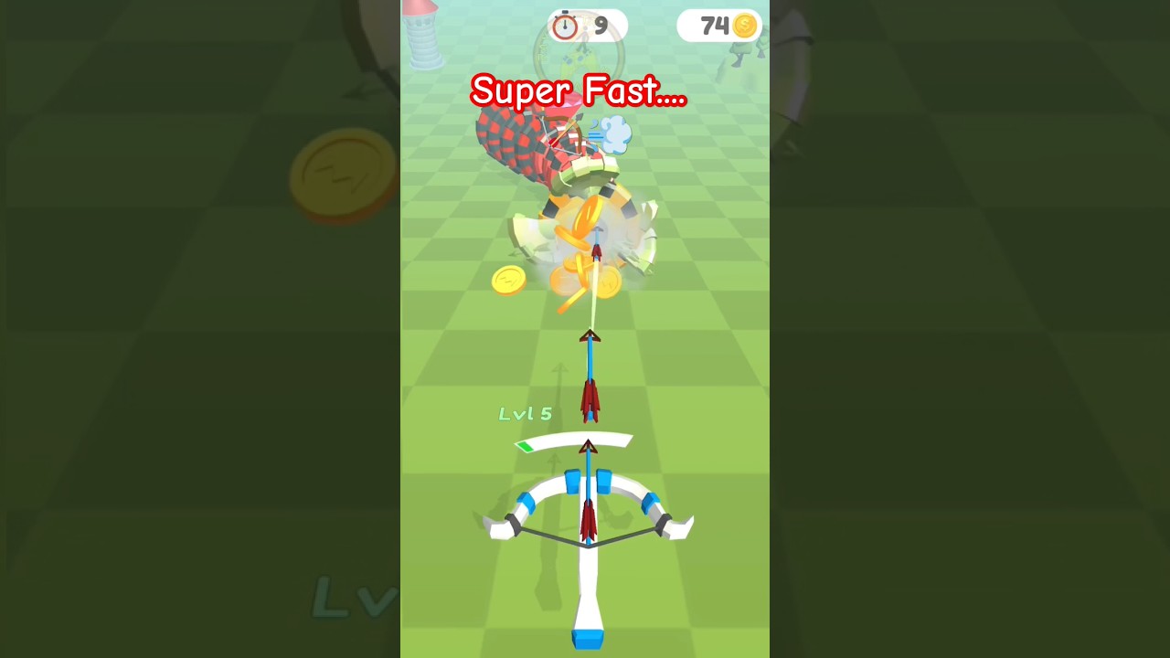 MERGE ARCHERS Super Fast archer #satisfying  #shorts #android #games #gameplay