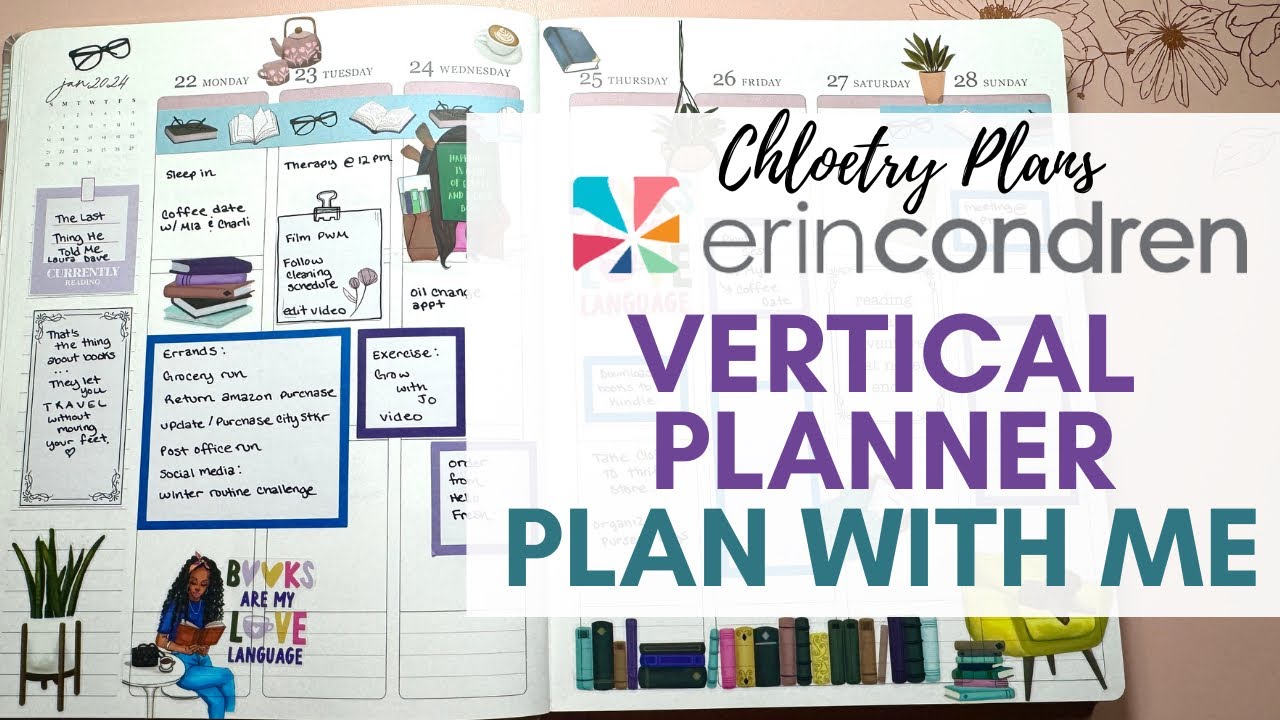 Erin Condren Vertical Planner | Plan With Me