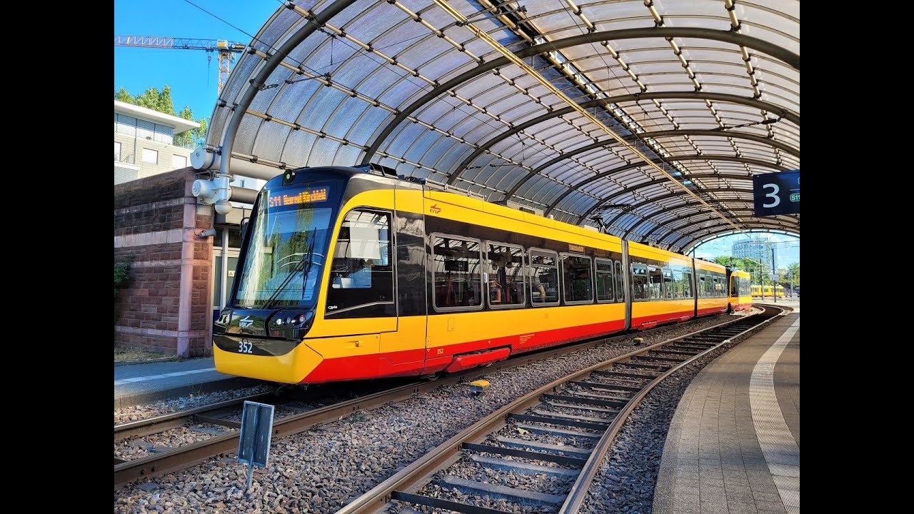 KARLSRUHE Stadtbahn (tram-train), Straßenbahn (tram) 2022