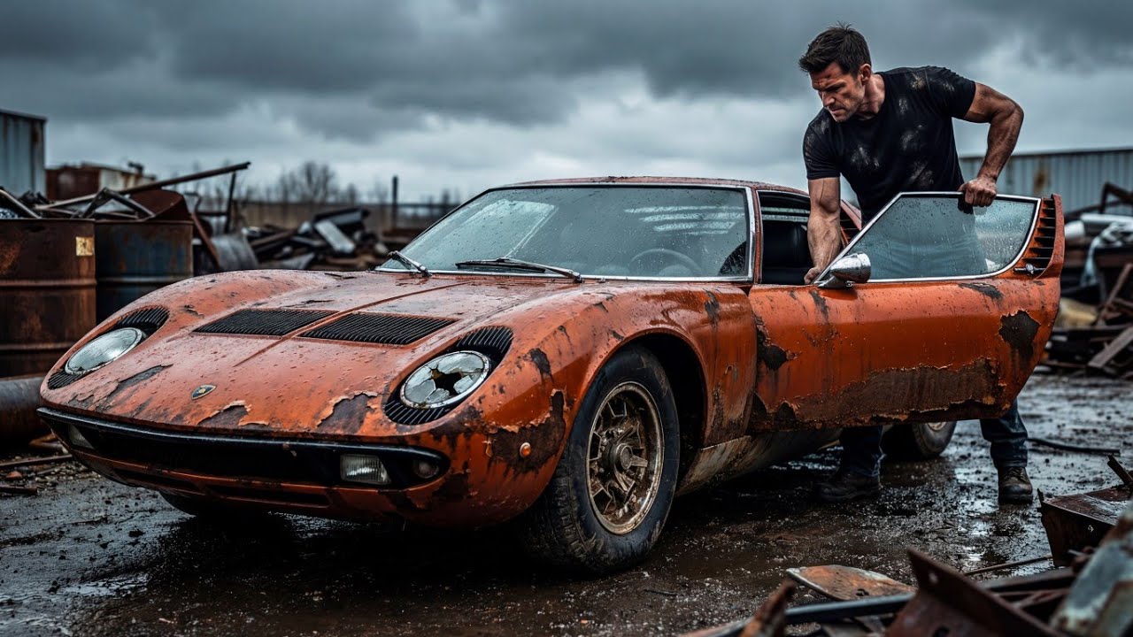 ASMR Full Restoration: Abandoned Lamborghini Miura SV V12 - From Rust to Perfection