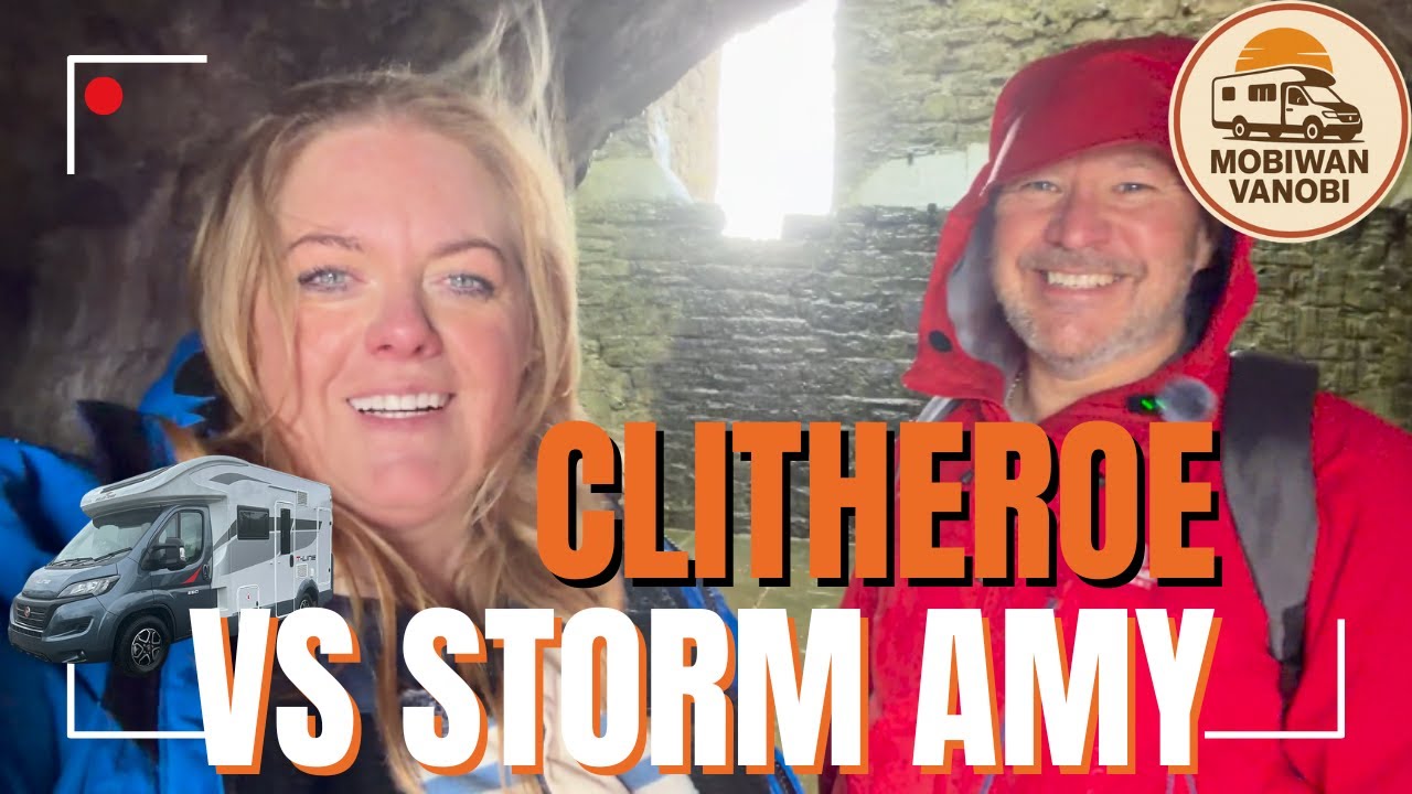 Van Life in a major Storm! Clitheroe Adventures, Cowman’s Sausages & Holmes Mill Pints