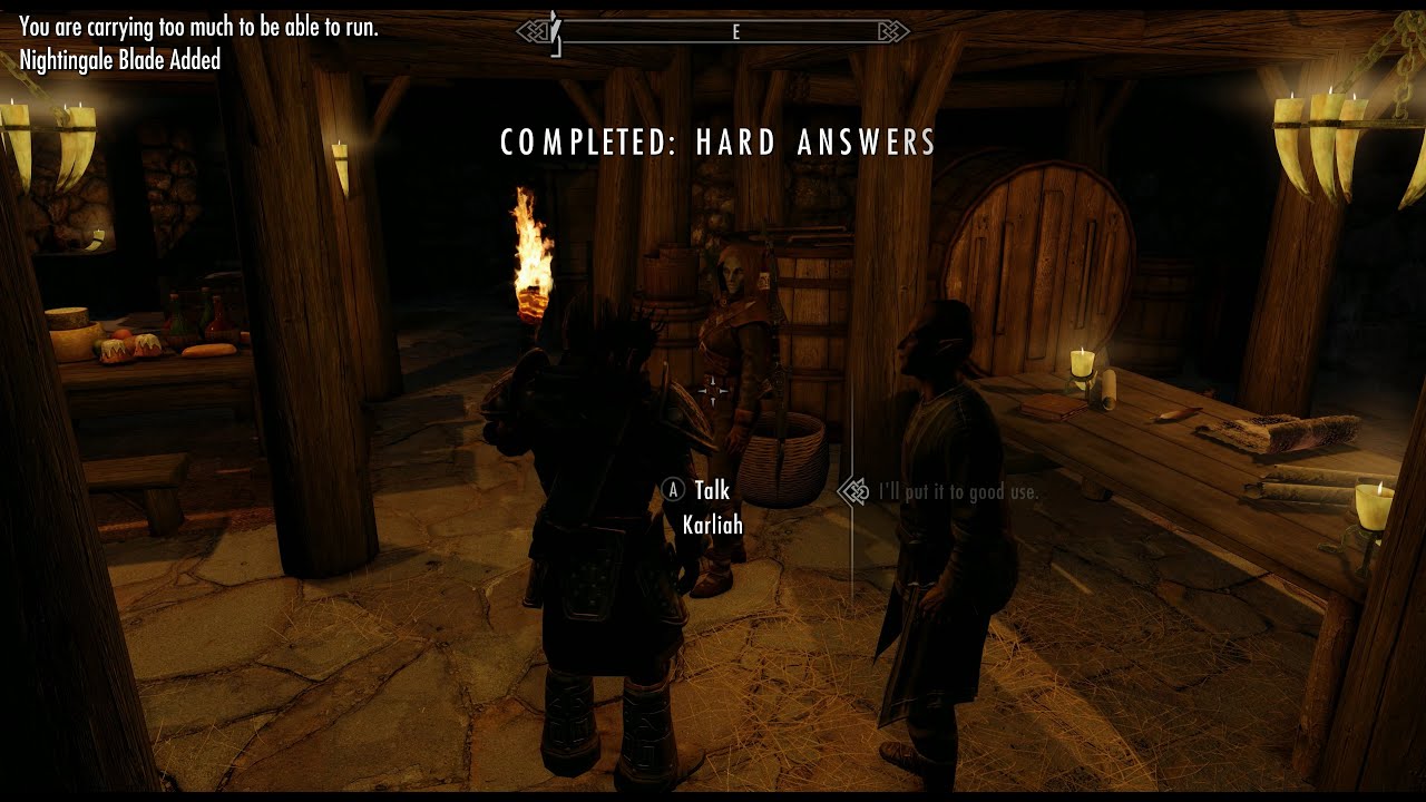 The Thieves Guild: Hard Answers. The Elder Scrolls V Skyrim, 4K.