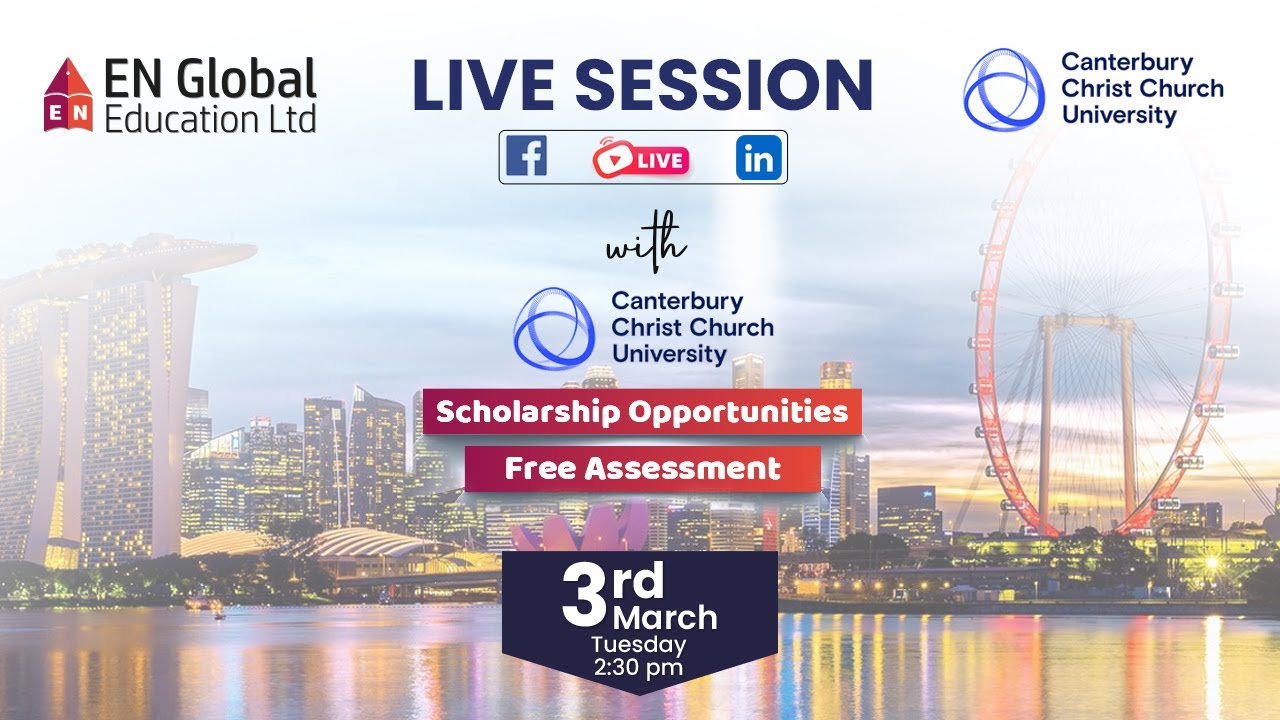 Live session with Canterbury Christ Church University! 📱