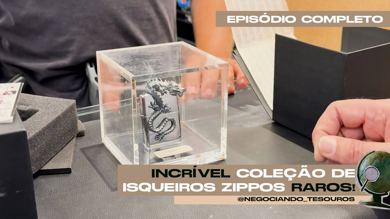 TESOUROS QUE ACENDEM: A MELHOR COLEÇÃO DE ZIPPOS JÁ VISTA!