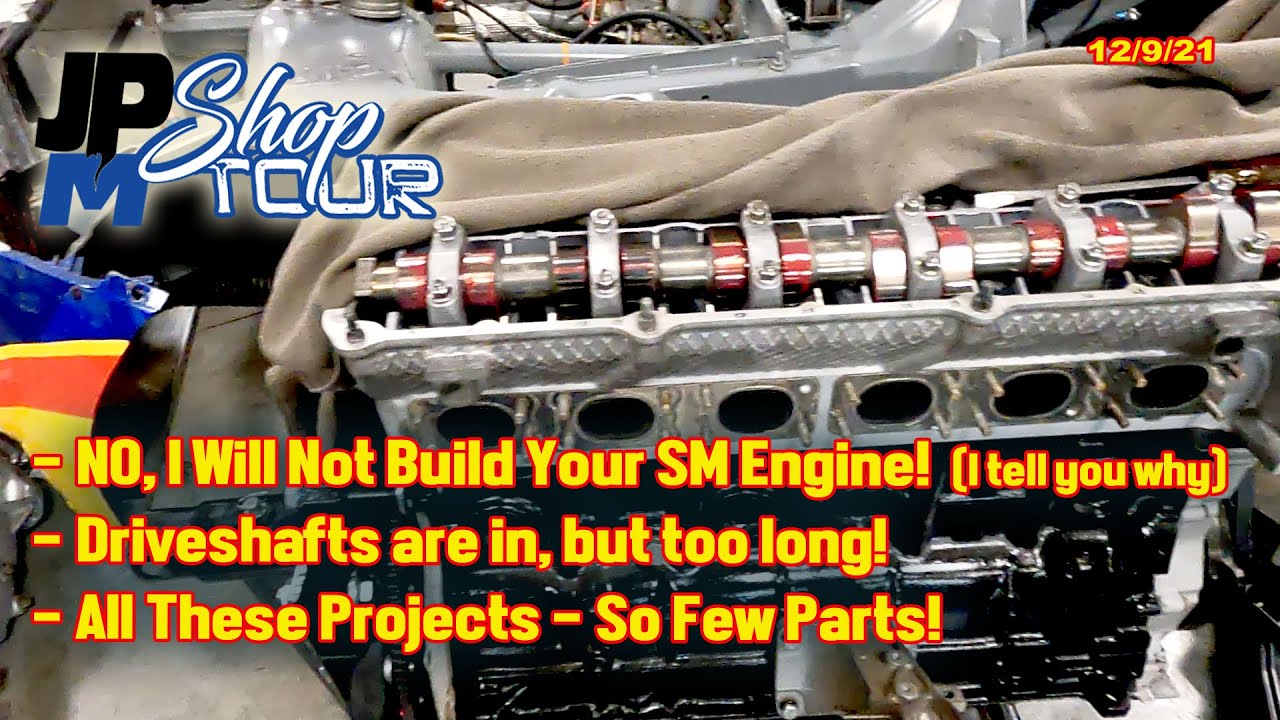Shop Tour - NO!  I will Not Build Your Spec Miata Engine! (and I tell you why)