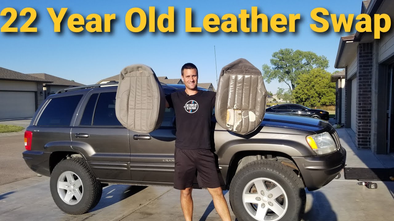 Ремонт сломанного сиденья на моем JEEP Grand Cherokee WJ с помощью RICHMOND AUTO UPHOLSTERY