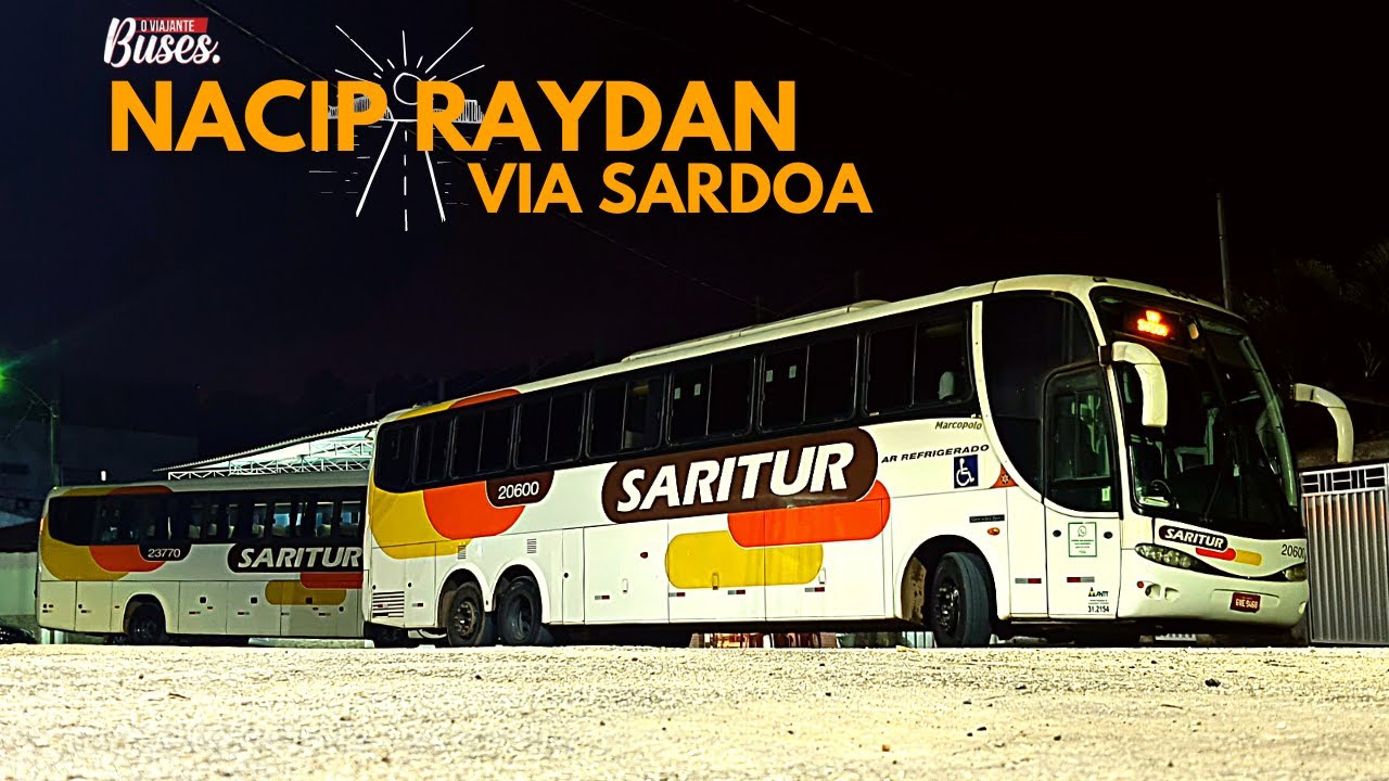 Viajando de Saritur para Nacip Raydan via Sardoa | Viagens de Onibus.