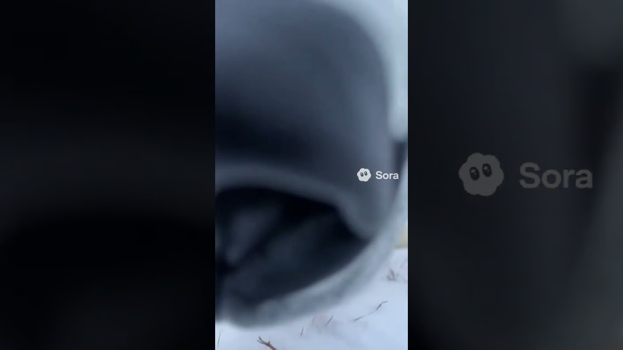 POV: A curious Polar Bear is checking you out. 