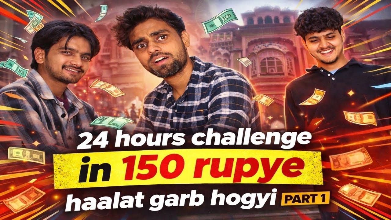 ₹150 Ka 24 Hours Challenge 🔥 | Aisa Socha Nahi Tha | Part 1 || #24hourschallenge 
