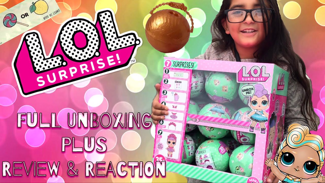 Opening A Full Box of LOL Surprise Dolls Series 2 Wave 2
