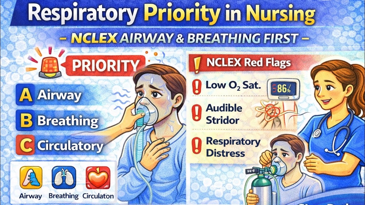Respiratory Priority in Nursing | NCLEX Airway & Breathing First