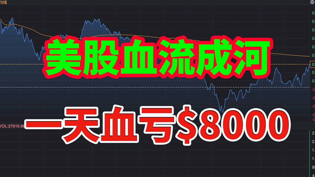 美股血流成河！一天血亏 $8000，这才刚刚开始