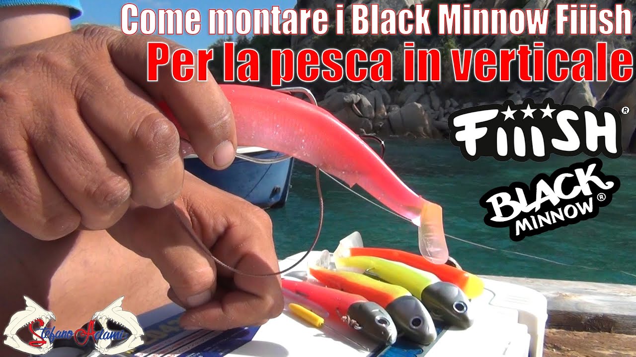 Black Minnow Fiiish: come montarli per la pesca in verticale
