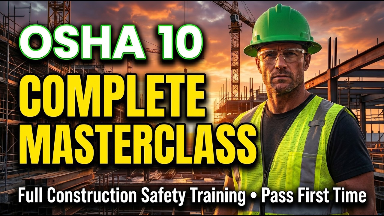OSHA 10-Hour Construction Safety Course &ndash; Complete Masterclass (Full Training)