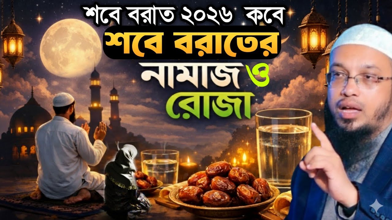 ২০২৬ সালের শবে বরাত কত তারিখে? শবে বরাতের আমল ও ফজিলত | Shab E Barat 2026 Date in Bangladesh