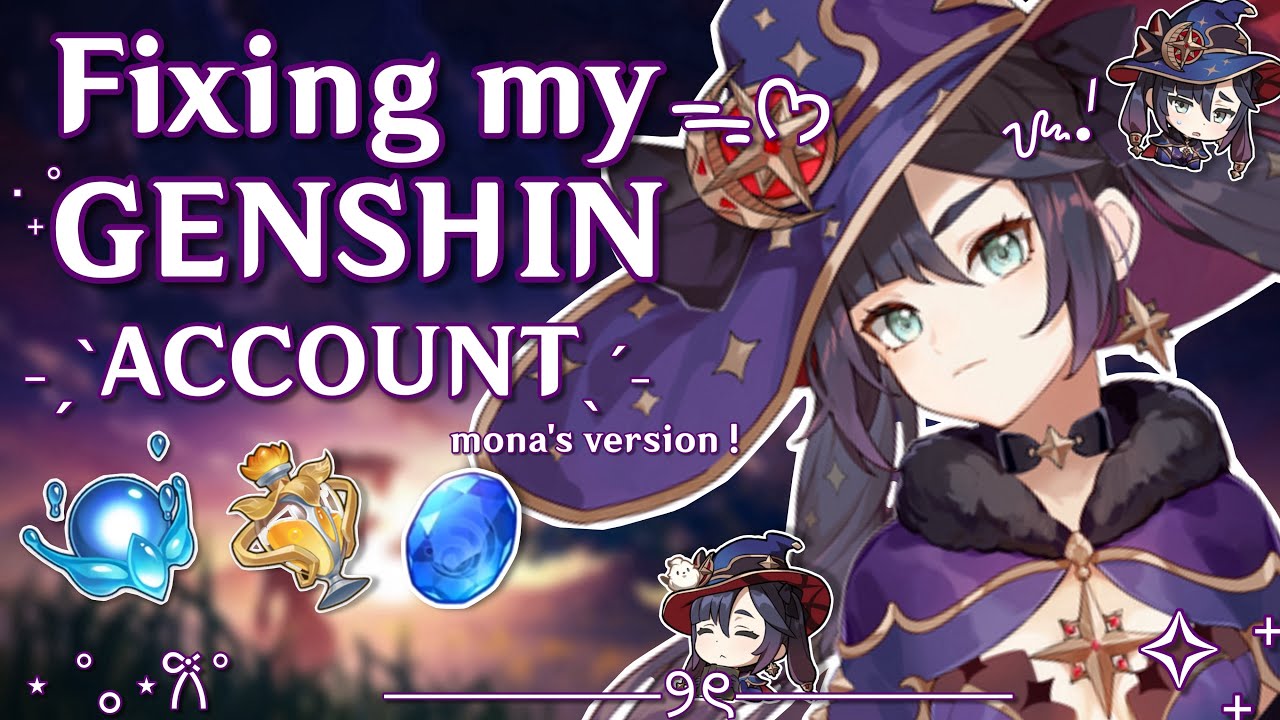⋆.˚Leveling up MONA !! | Fixing my Genshin Impact Account part 4 ₊˚⊹⋆