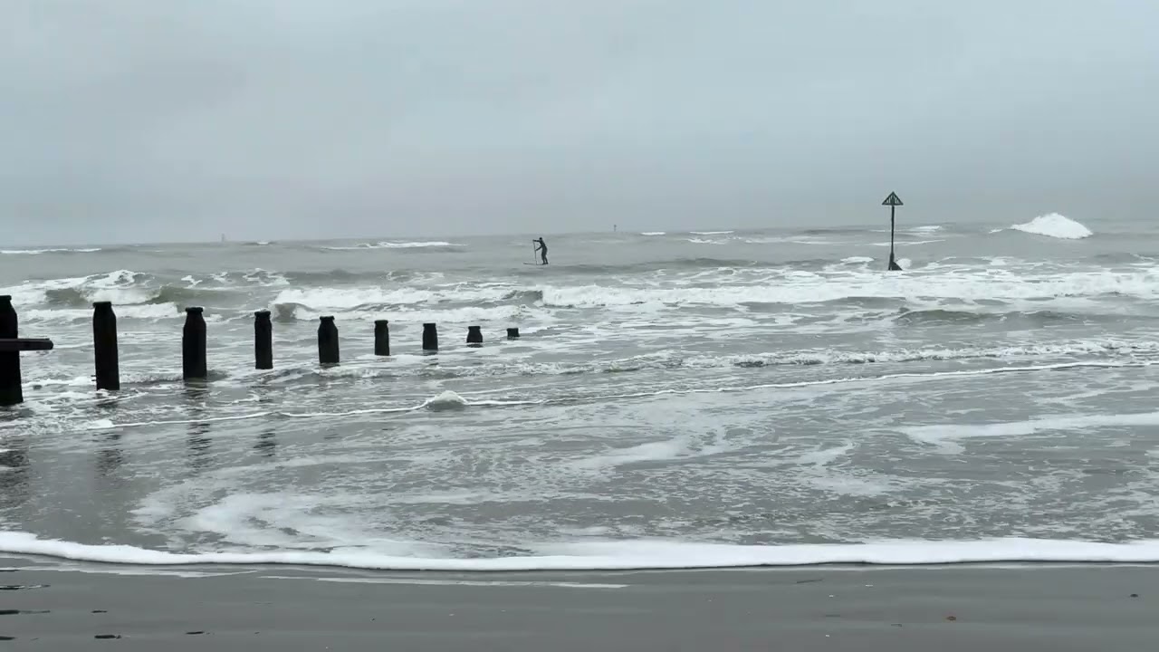 Watching the waves at Witterings. 