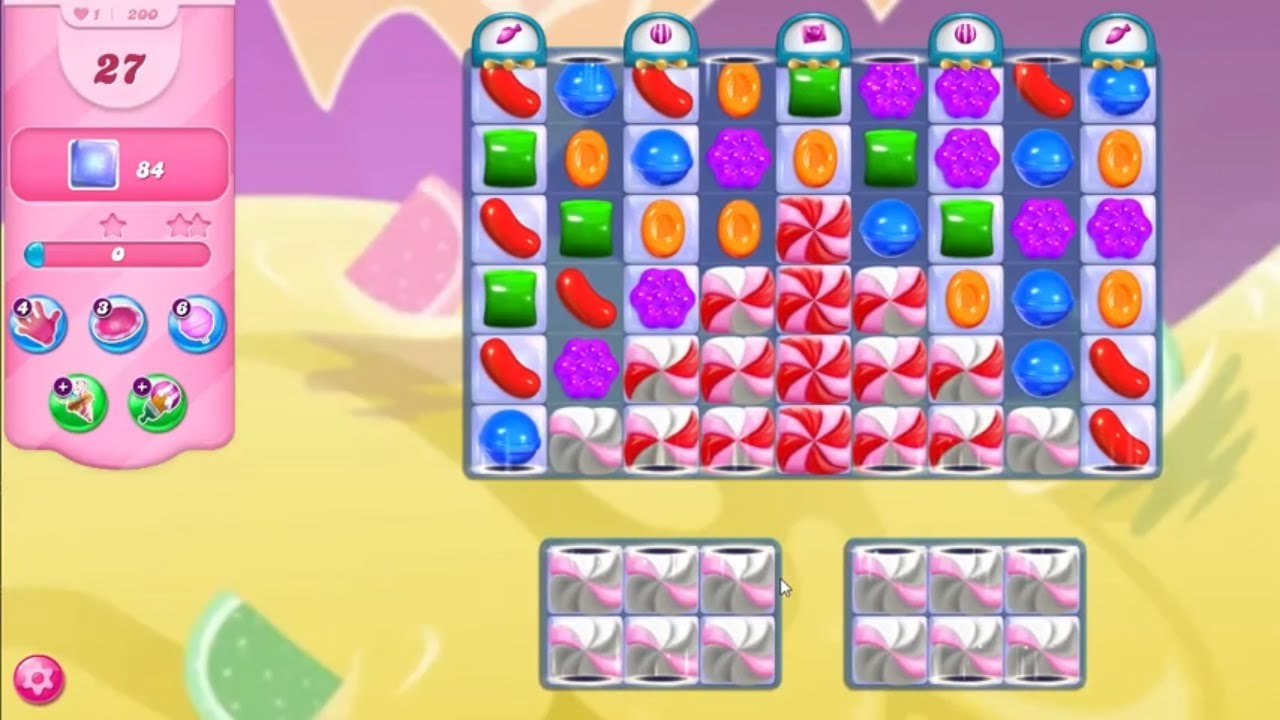 Candy Crush Saga LEVEL 200 NO BOOSTERS (new version) 27 MOVES