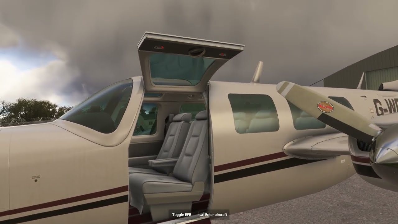 A2A Simulations Aerostar 600 positioning flight from Liverpool John Lennon to Hawaden
