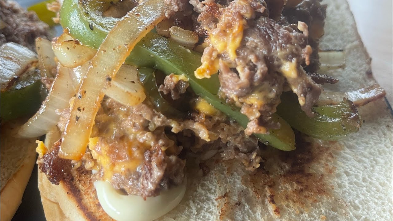 Cheap Truck Eating: Trucker Cheese Steaks!