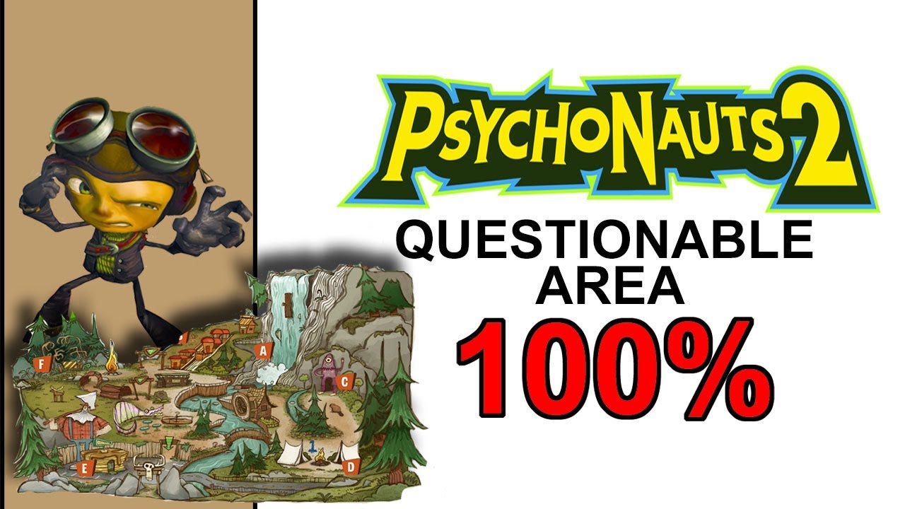 Psychonauts 2 Questionable Area 100% Completion