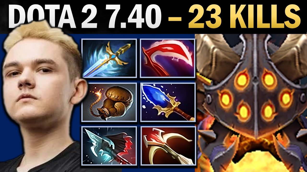Clinkz Pro Carry с 23 убийствами и Falcon Blade — геймплей Dota 2