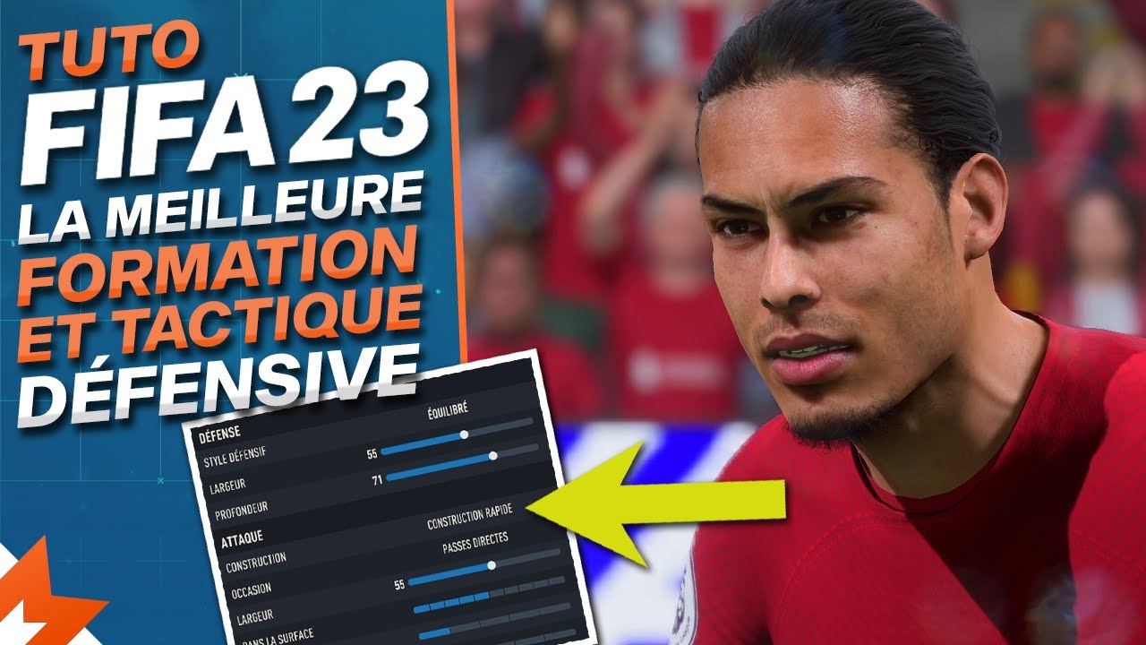 TUTO FIFA 23 BIEN DÉFENDRE avec la MEILLEURE FORMATION et TACTIQUE PERSO