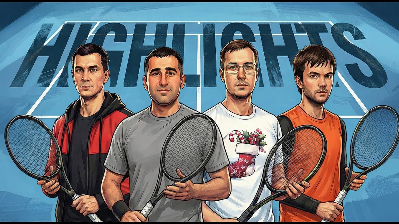 Volodya Ivko Jamoliddin Daniyar Suren Tennis Match Highlights Ajou Ravshan Courts #tennispluss