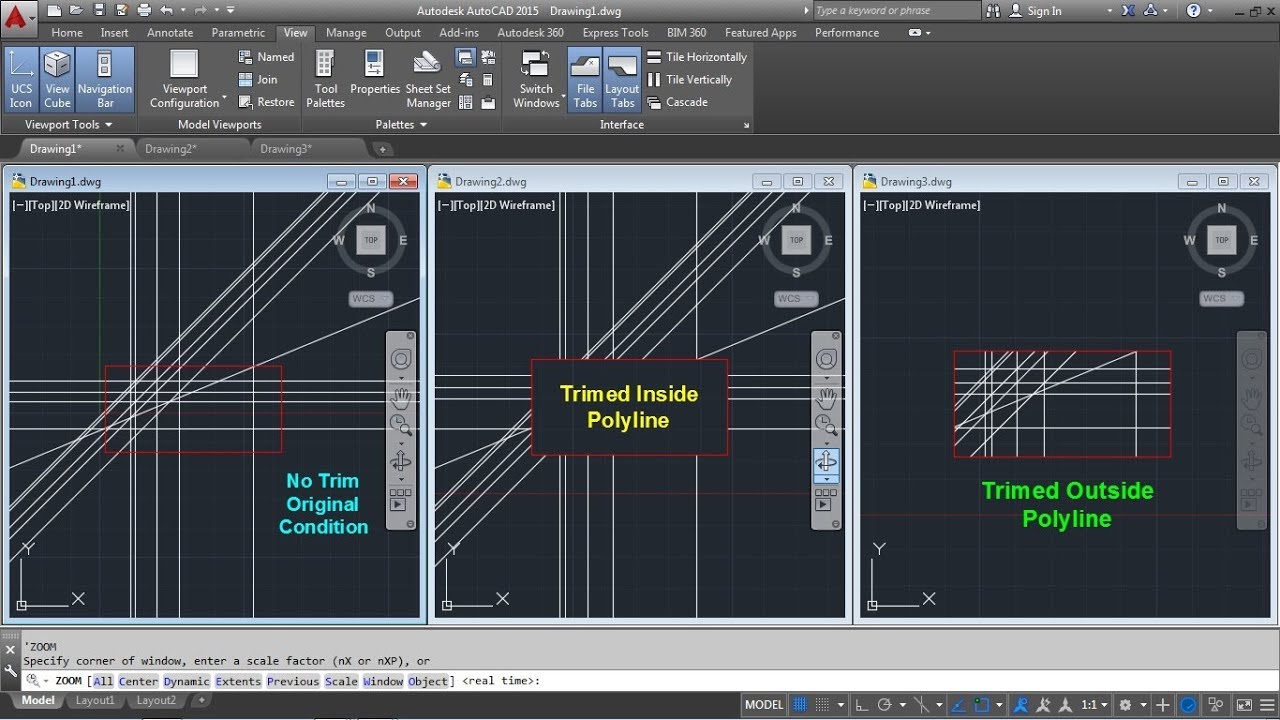 AutoCAD Trim Everything Outside or Inside Polyline, Boundary, Polygon  | AutoCAD Tips and Tricks