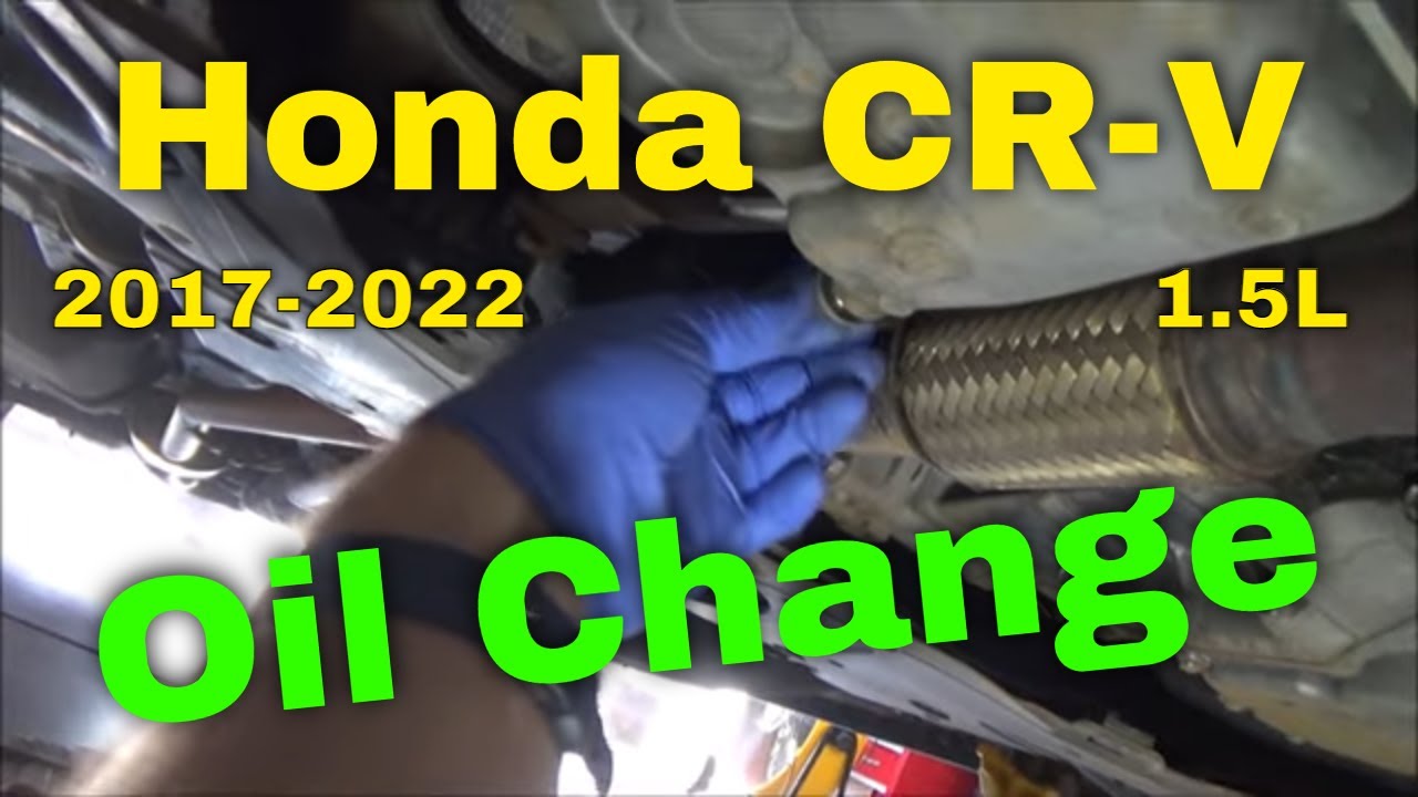 Honda CR-V 1.5L Oil Change (2017-2022)