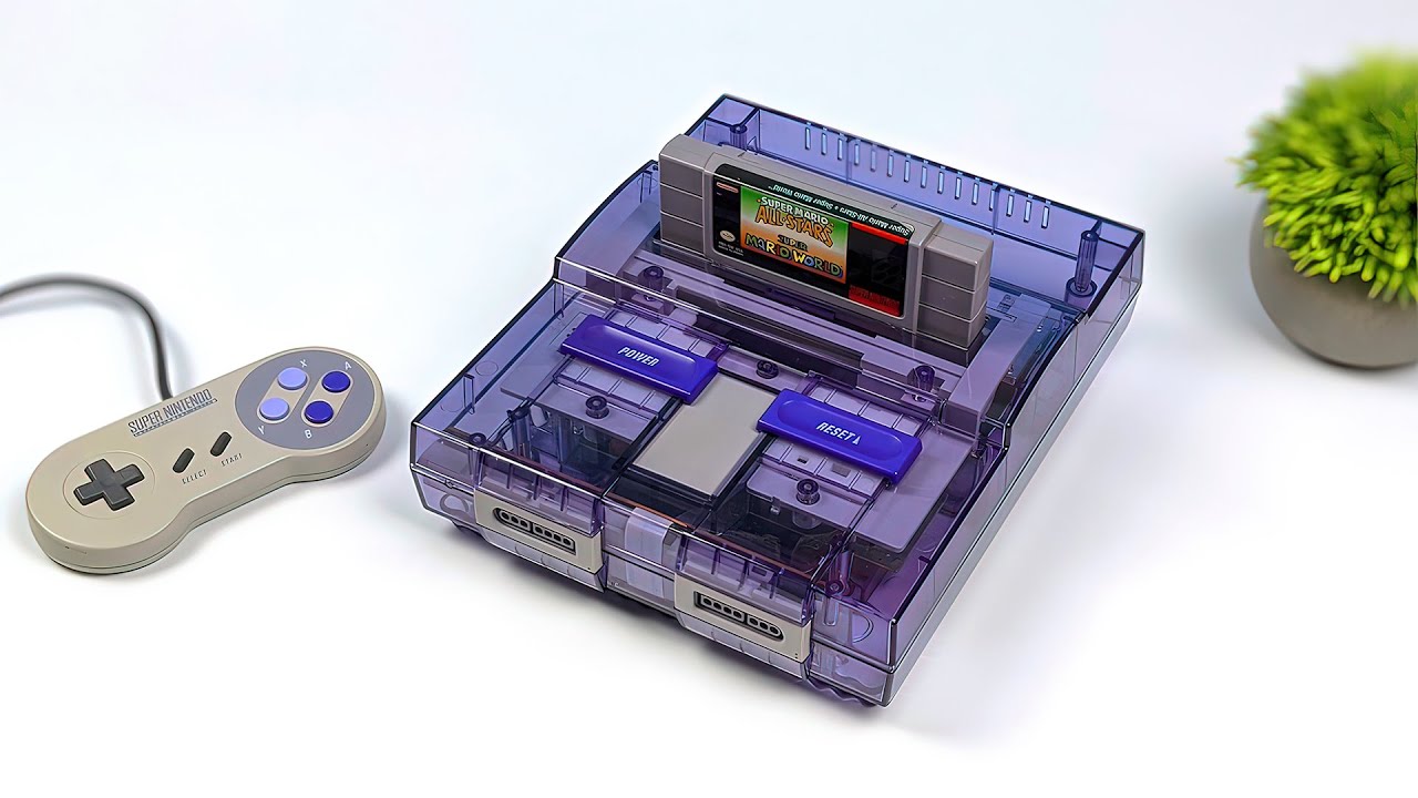 Our Super Nintendo Gets A Brand New Look With This Amazing Atomic Purple Shell!