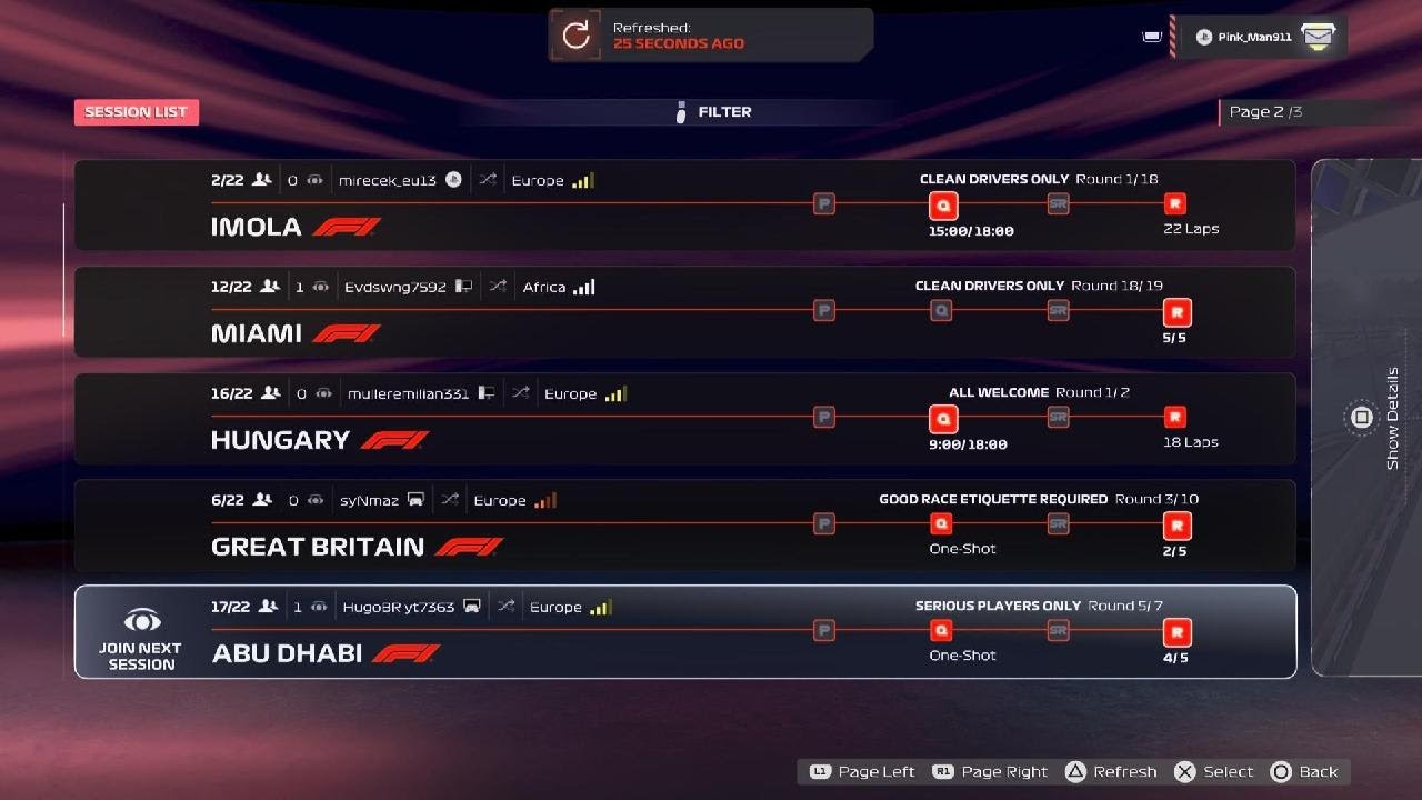 F1 25_Rocketship start