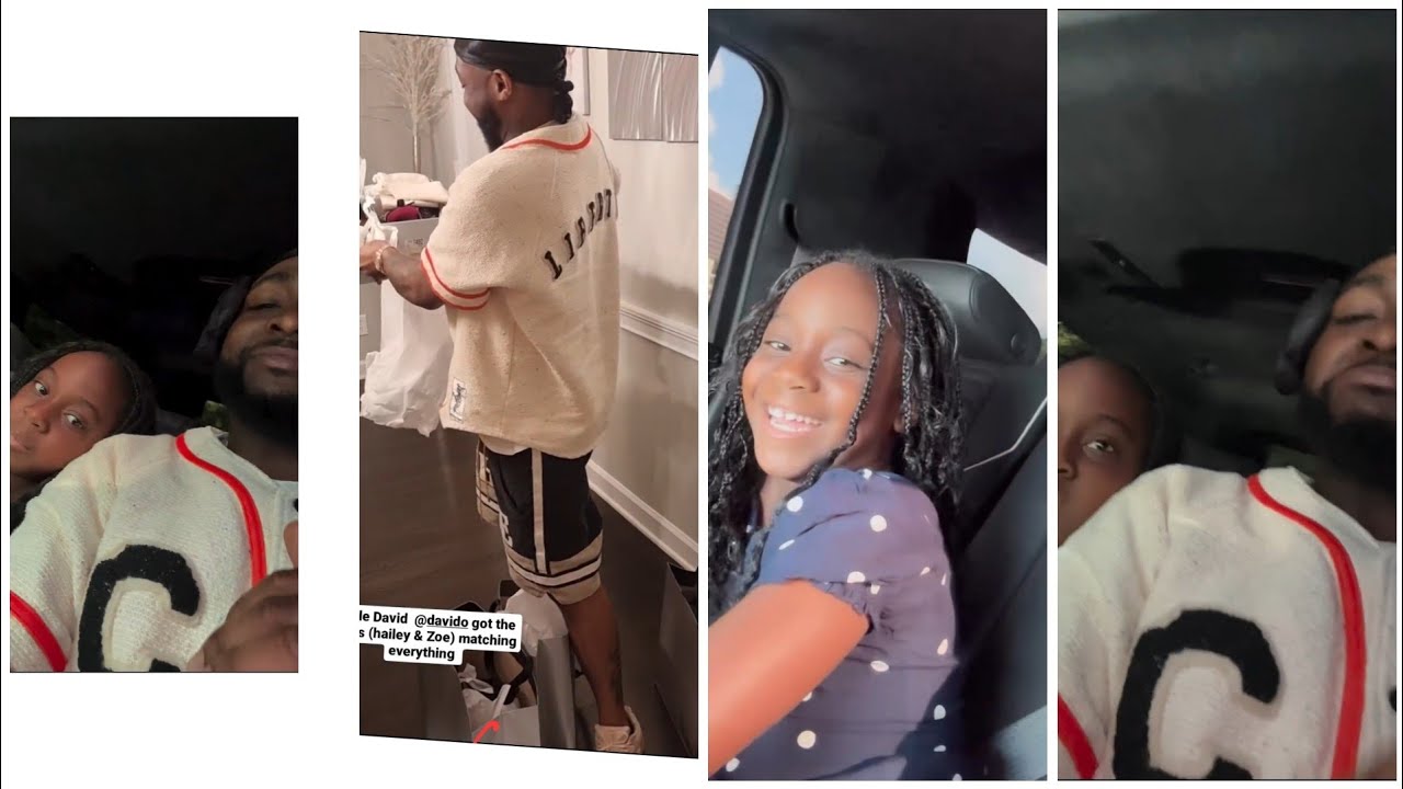 Davido takes his daughter shopping in America/Sharon Adeleke speaks on her battles....