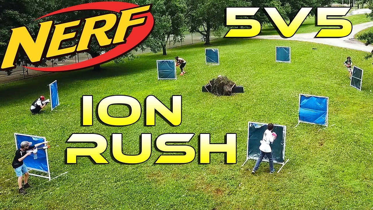 5v5 Ion Rush | Endwar 2018 Foamcon Nerf War!