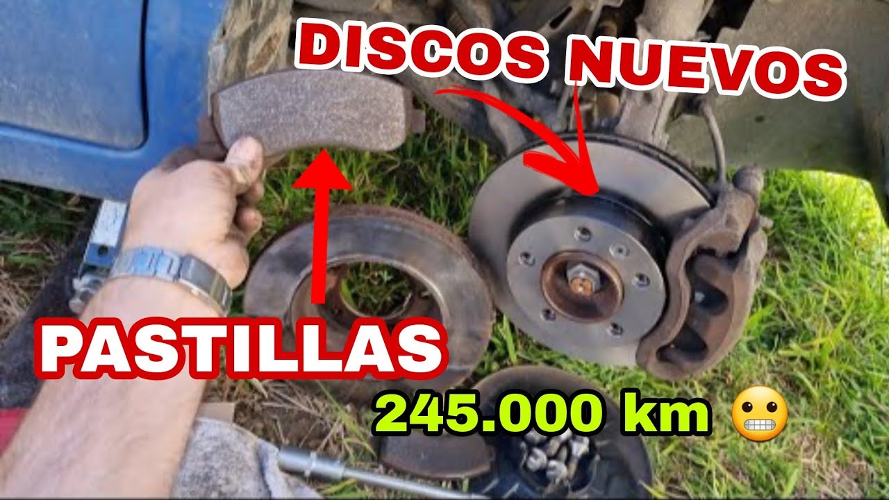 💿 Cambiar DISCOS y Pastillas de Freno muy Fácil 👍🏻🛠️ Coche, Furgoneta, etc 245.000km