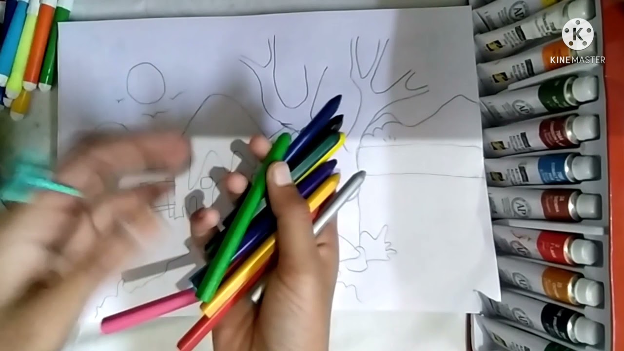 How to draw Landscape.||story pirates||.🙃🙂