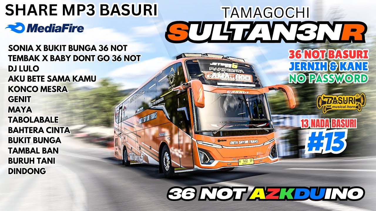SHARE BASURI VIRAL 😍 36 NOT SULTAN3NR FEAT TAMAGOCHI JETBUS 5 ❗ MODUL AZKDUINO 36 NOT❗ BUSSID 4.4.1