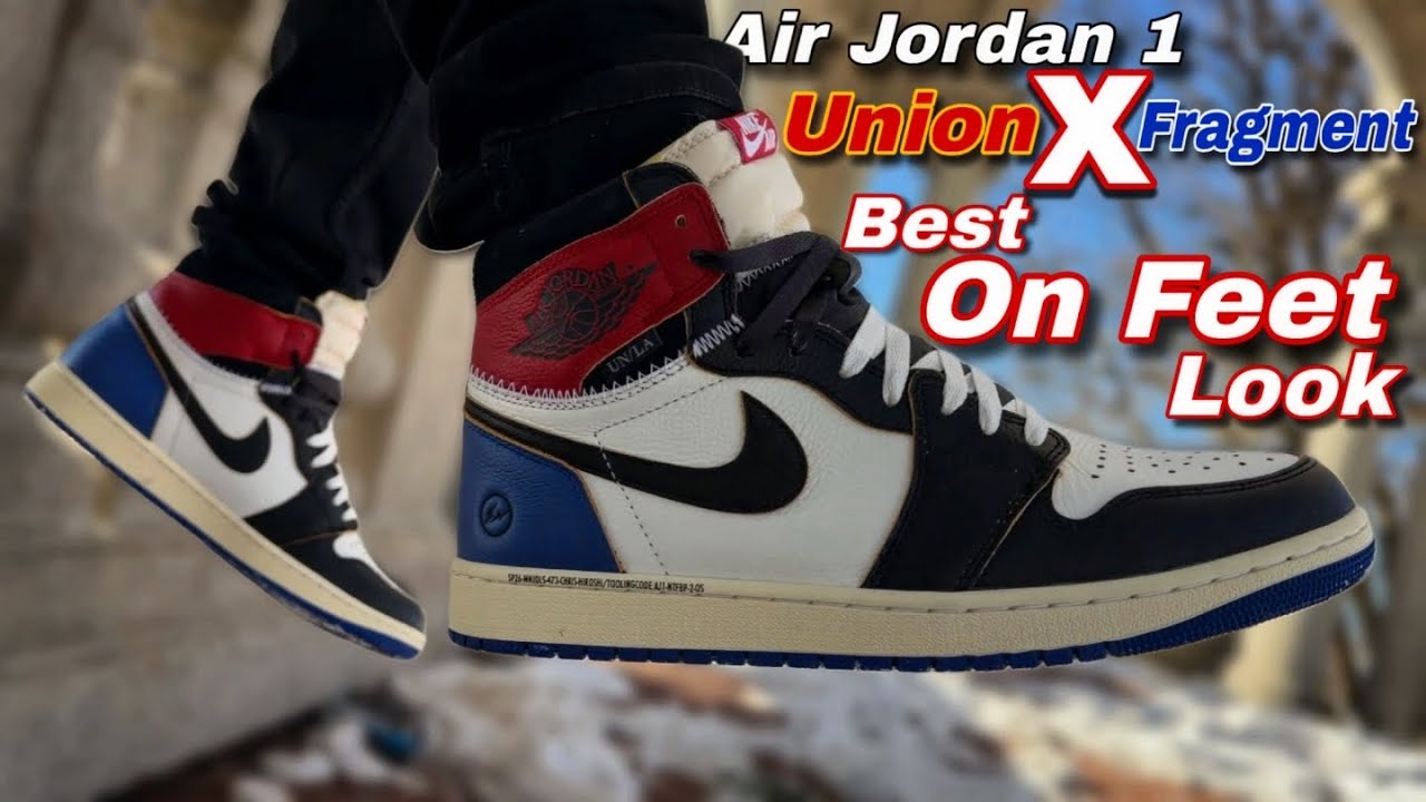 Jordan 1 Union x Fragment &ldquo;Varsity Red&rdquo; - Amazing On Feet Look 