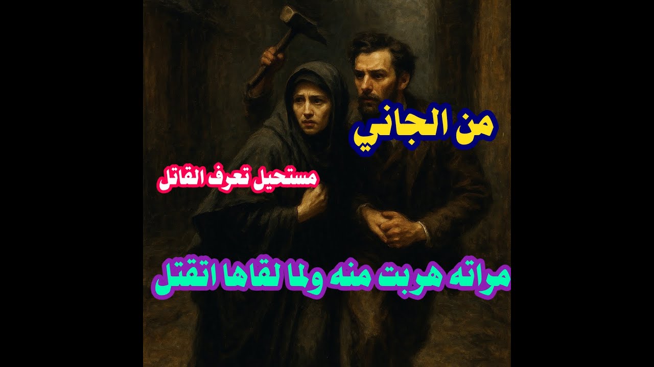 من الجاني حل لغز مقتل عاطل مراته هربت منه ولما لقاها اتقتل