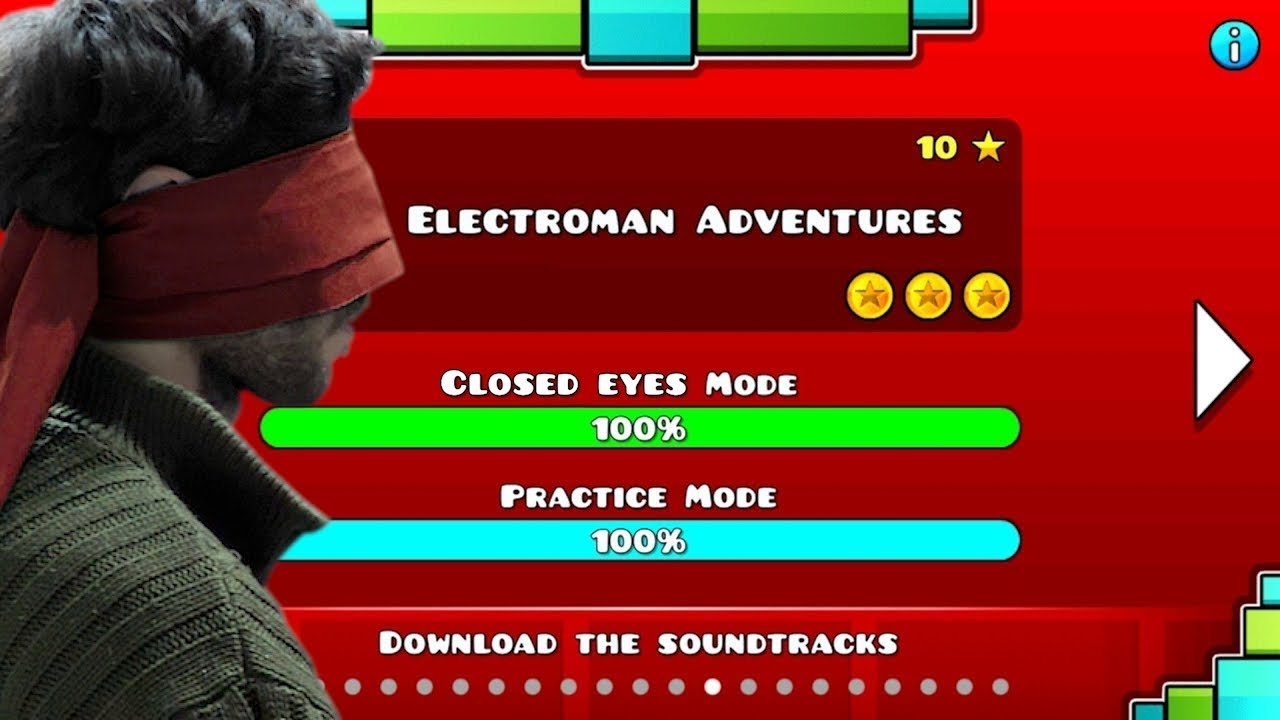 Geometry Dash - Level Thirteen Closed Eyes