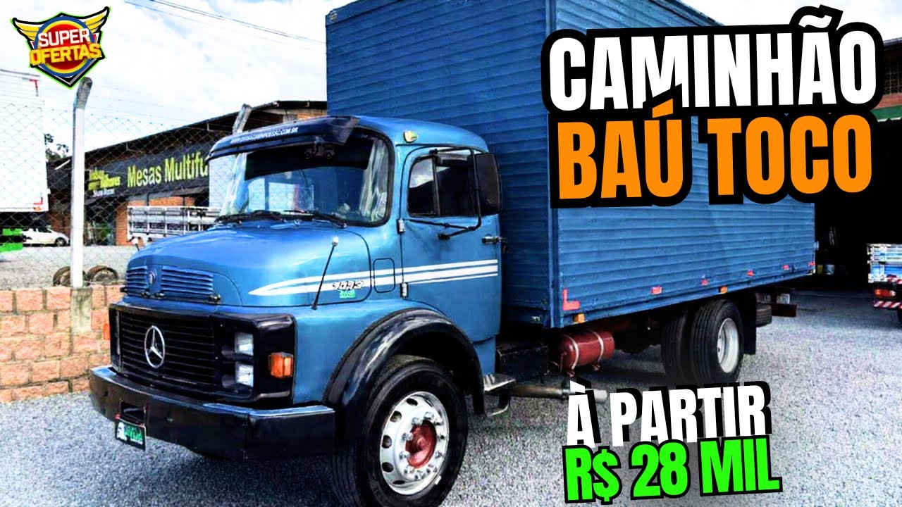CAMINHÃO TOCO no BAÚ à PARTIR DE 28 MIL #fordf4000 #mb1113 #caminhaobau #qualificado #accelo