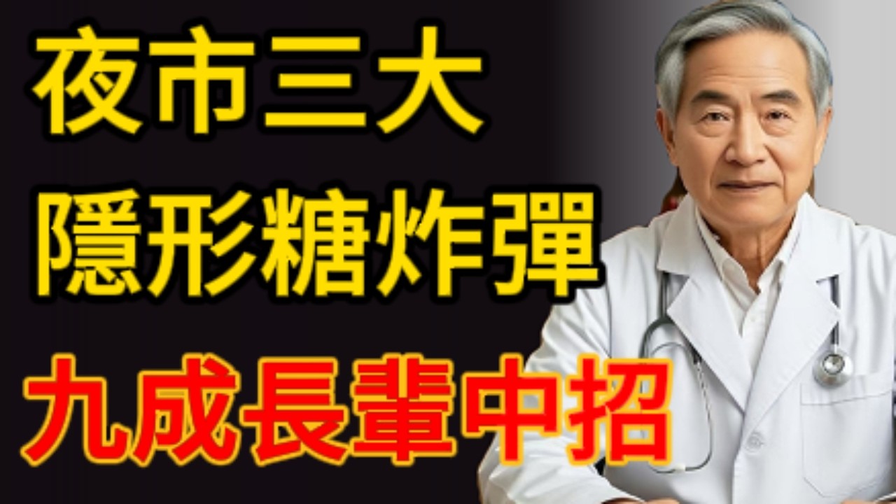 每三位長輩就有一位血糖異常！夜市裏藏著三顆糖炸彈 臺大營養科實測的吃法竟然這麽簡單！