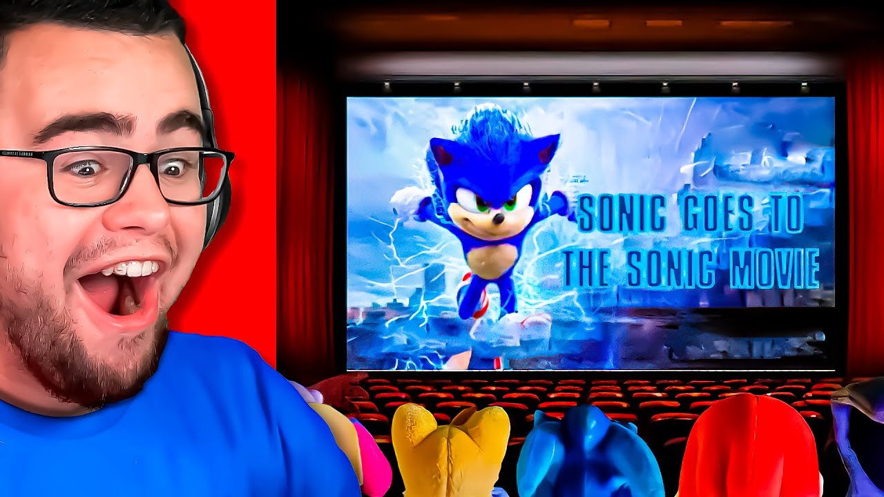 Reacting to PLUSH SONIC 2 At The MOVIES