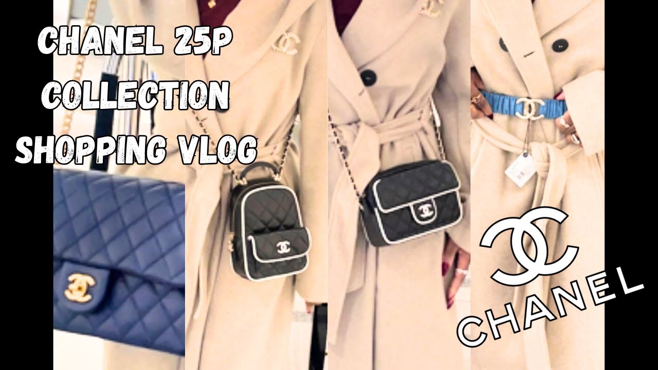 CHANEL 25P COLLECTION SHOPPING VLOG | TRYING ON NEW BAGS, SUNGLASSES, & MORE