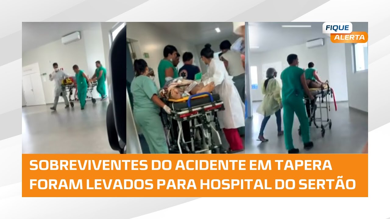 Sobreviventes foram encaminhados para o Hospital Regional do Alto Sertão